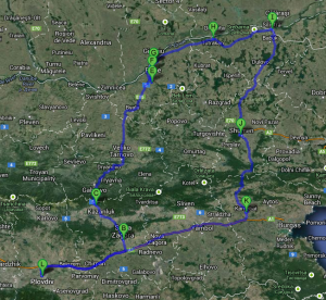 Маршрутът в България - 1000 километра