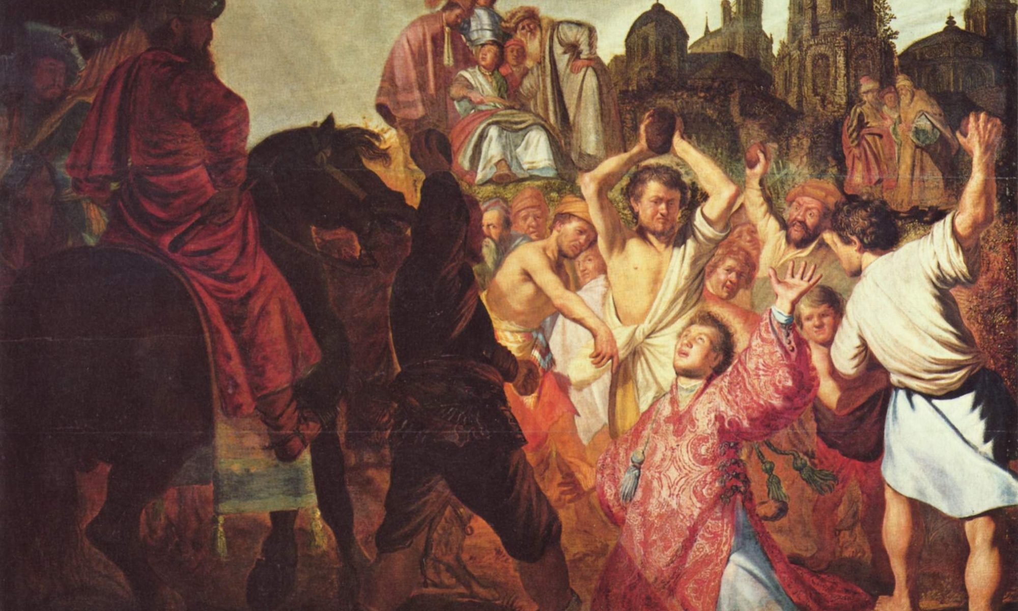 Картина от Рембранд изобразяваща убийството с камъни на Свети Стефан